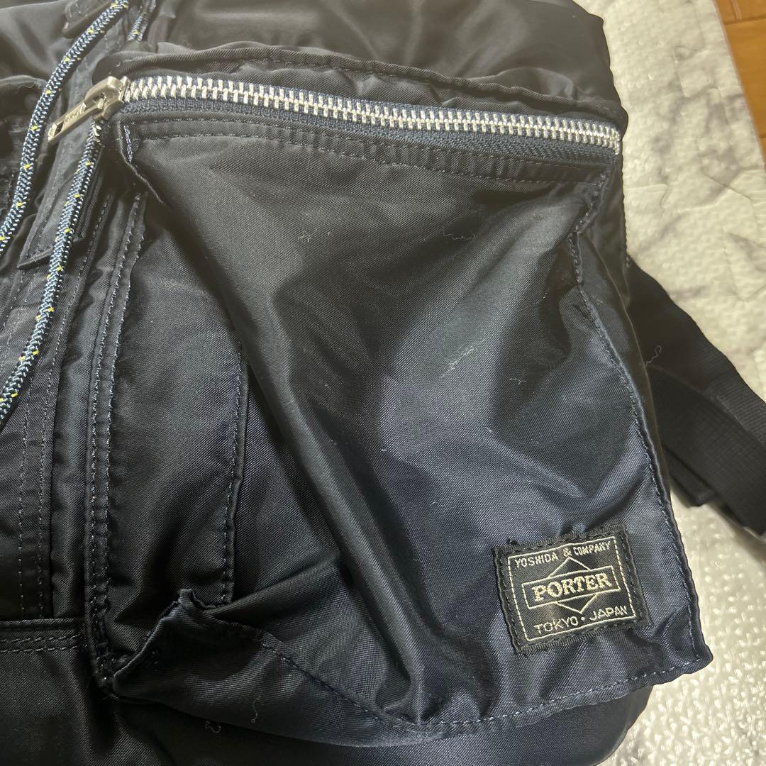 希少 レア PORTER TANKER ポーター リュック ネイビー