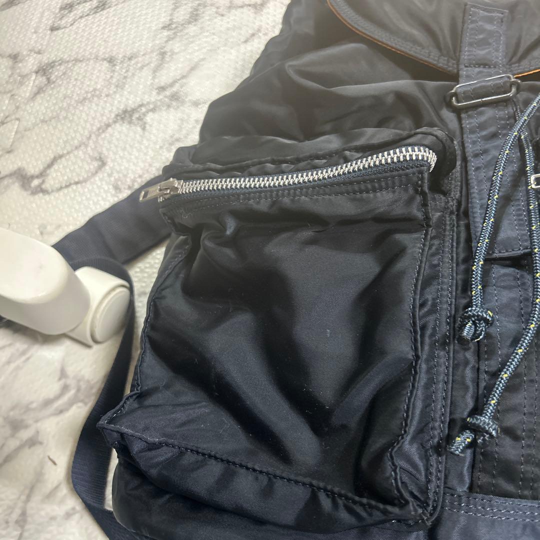 希少 レア PORTER TANKER ポーター リュック ネイビー