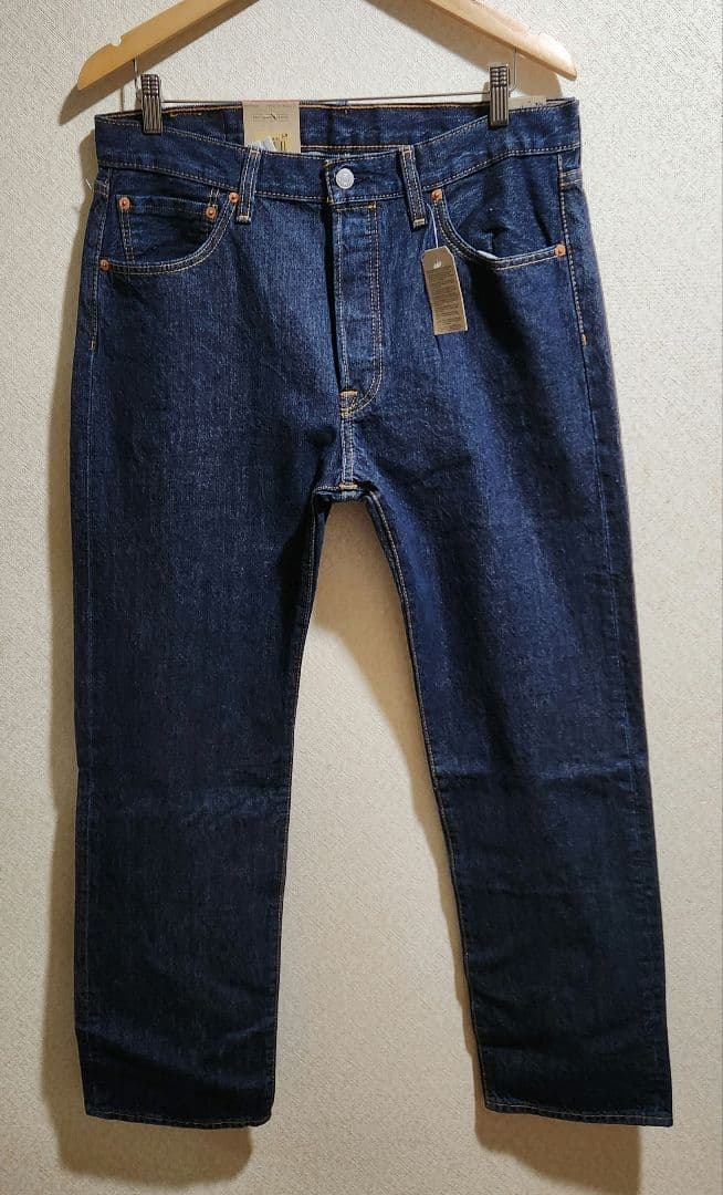 リーバイス 2ND トラッカーJKT L 501 セットアップ 濃紺 W34