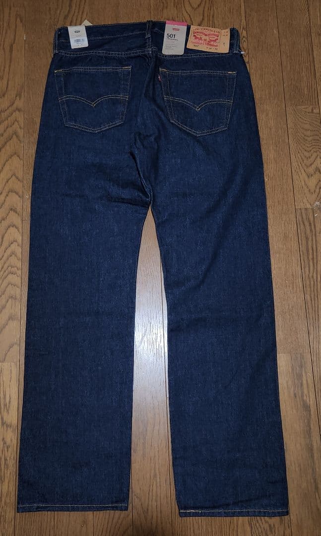 リーバイス 2ND トラッカーJKT L 501 セットアップ 濃紺 W34