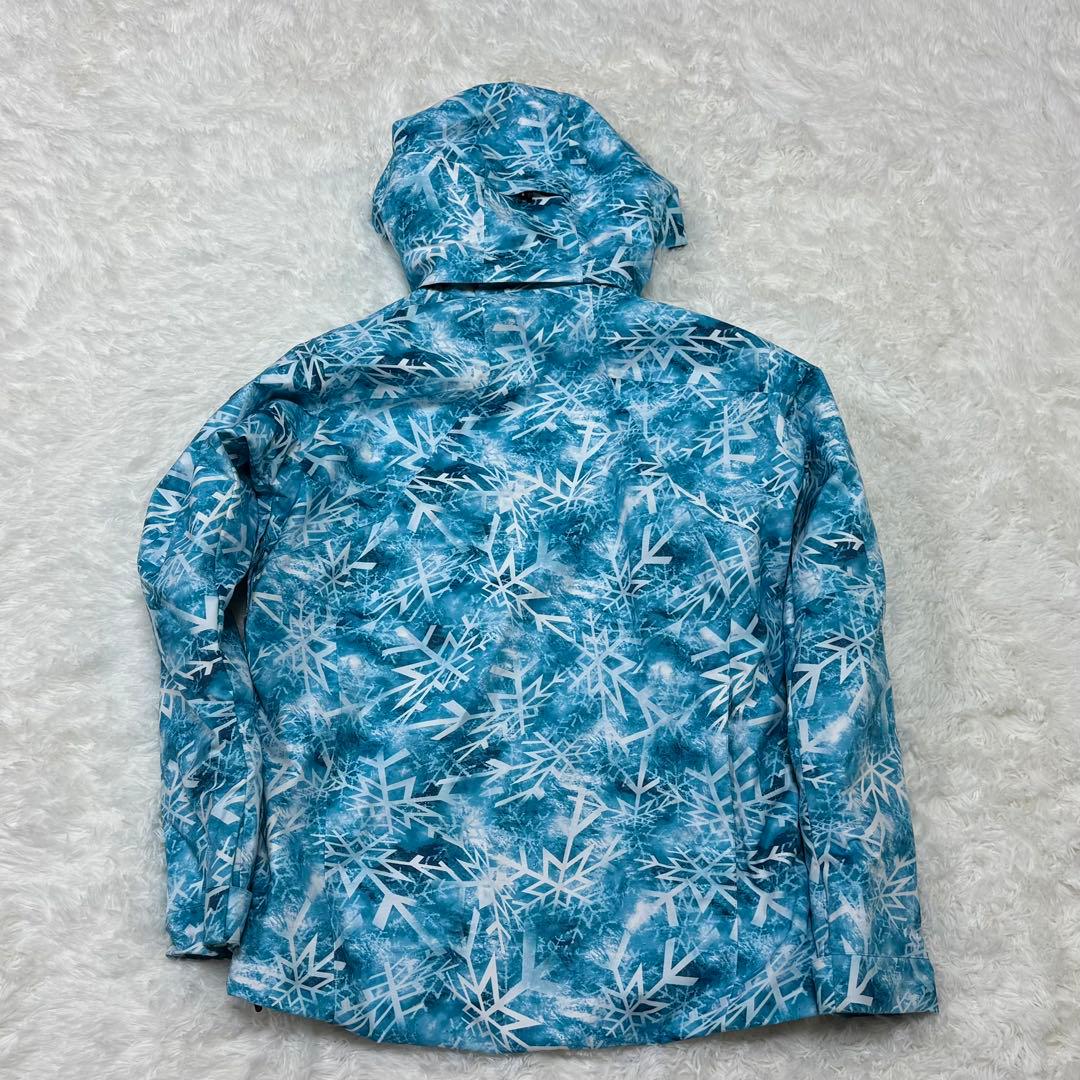 GOLDWIN 雪柄 中綿 スキー スノボジャケットL【E-69】