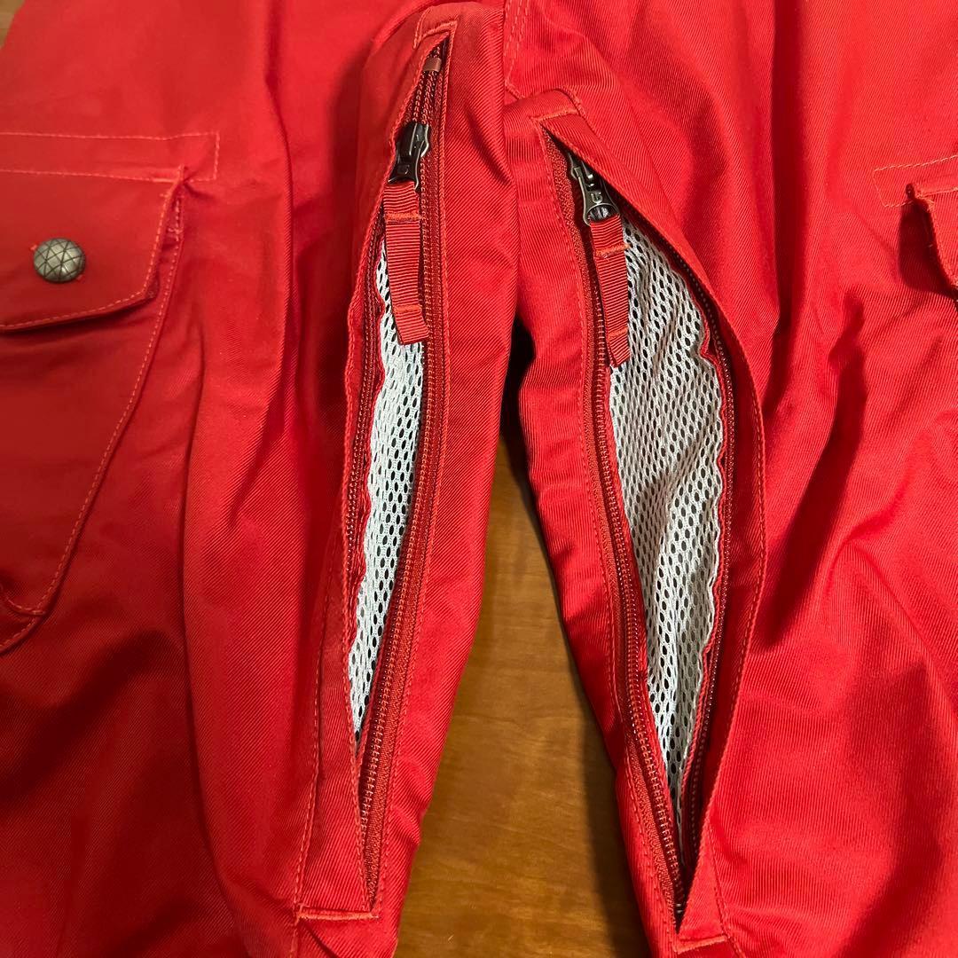 BURTON バートン スノーボードウエア スノボウェア パンツ ズボン M 赤