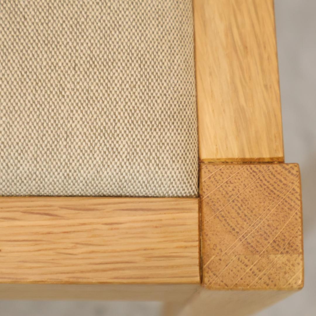 無印良品 MUJI オーク無垢材 ダイニングチェア 2脚セット 北欧スタイル