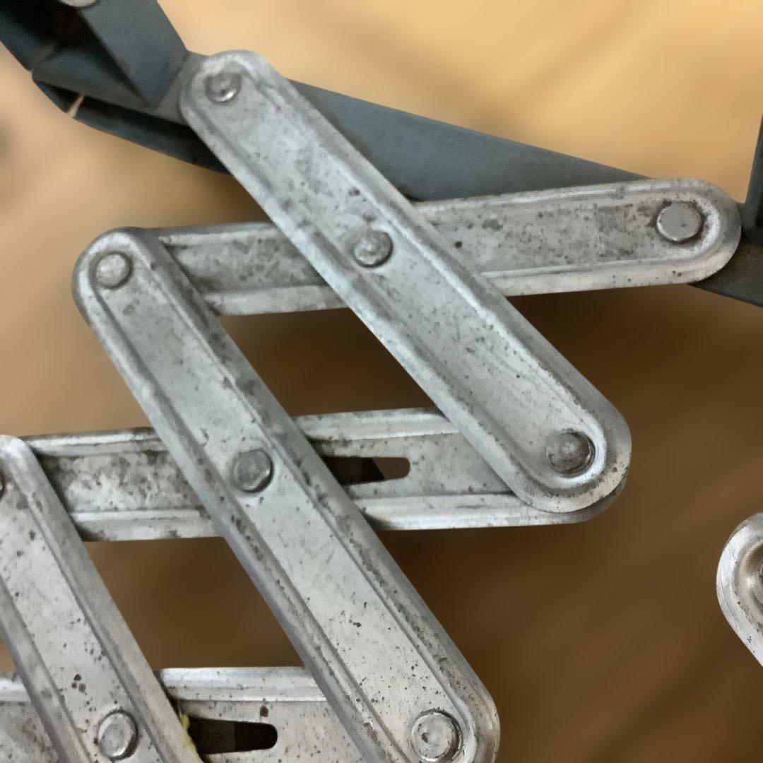 超希少　昭和レトロ　蛇腹式本立て　ブックエンド　ヴィンテージ　アンティーク