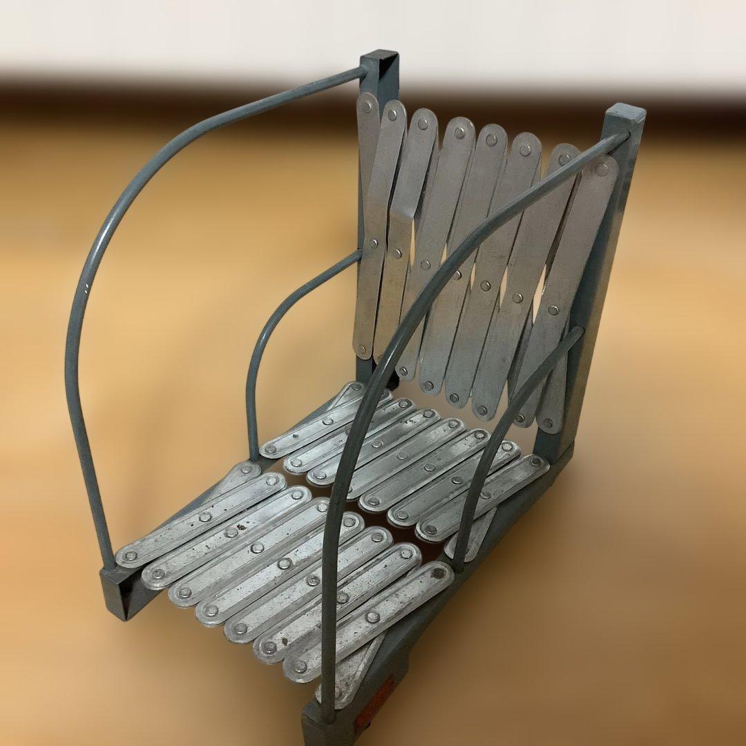 超希少　昭和レトロ　蛇腹式本立て　ブックエンド　ヴィンテージ　アンティーク