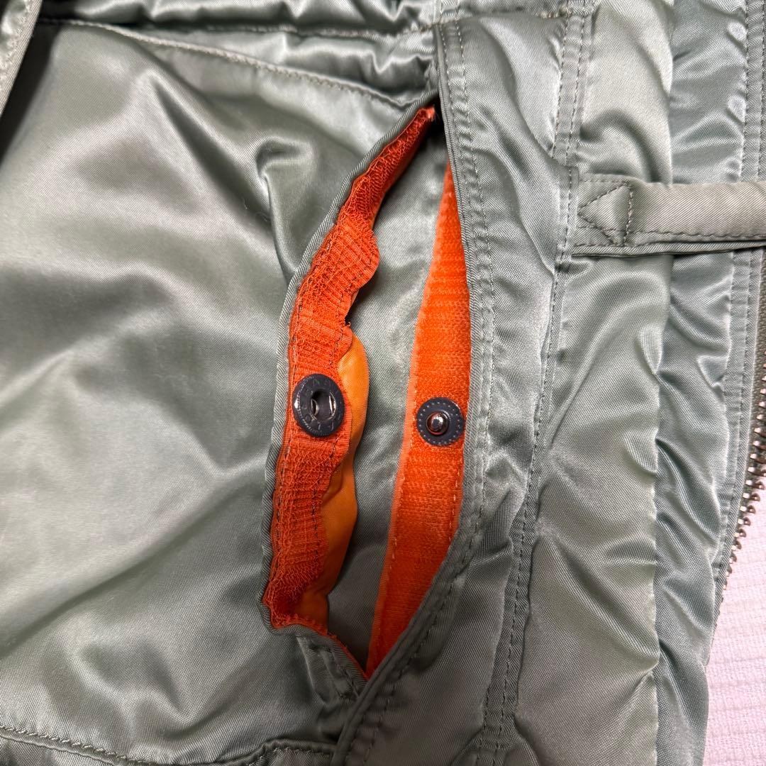 PORTER タンカー 2WAY ブリーフケース 大きめ グリーン ストラップ付