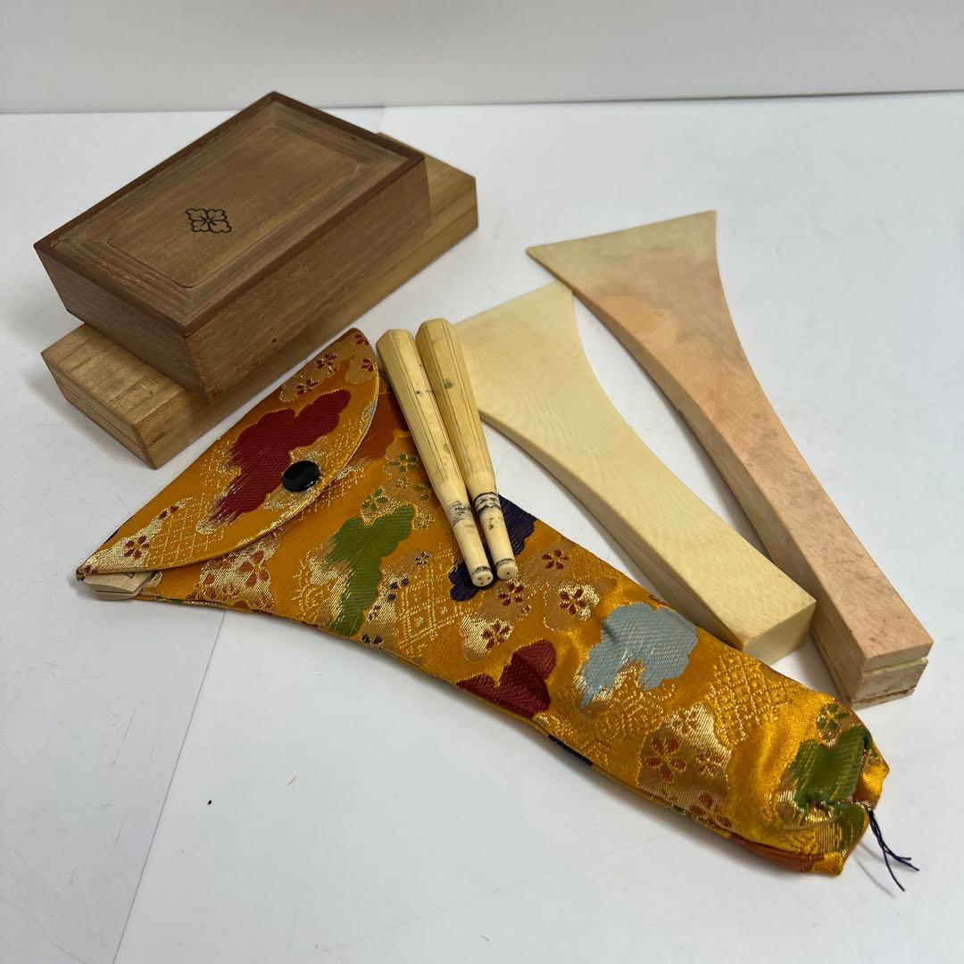 極上糸巻、バチ色々 415g 東Y7-1205①