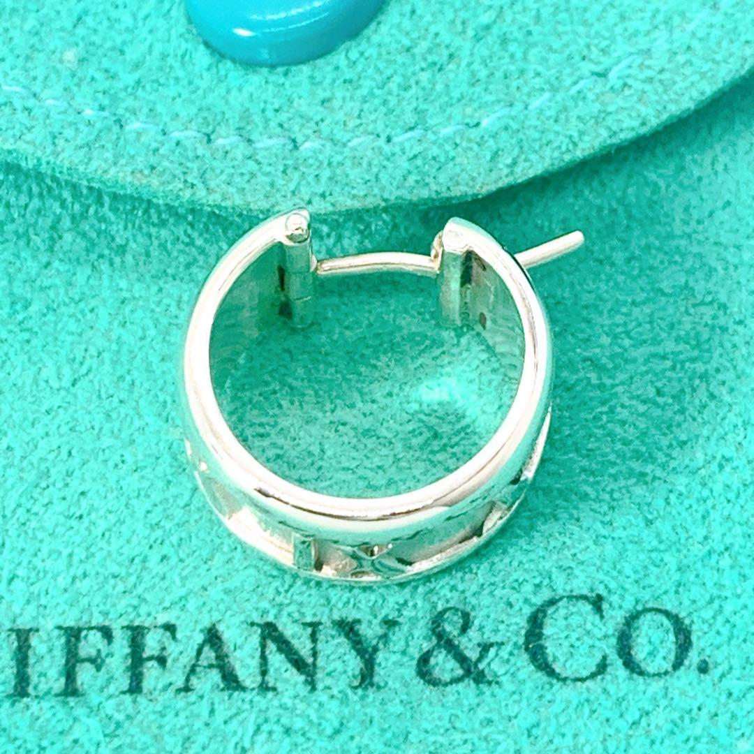 美品 ティファニー アトラス フープ 片耳 ピアス シルバー925