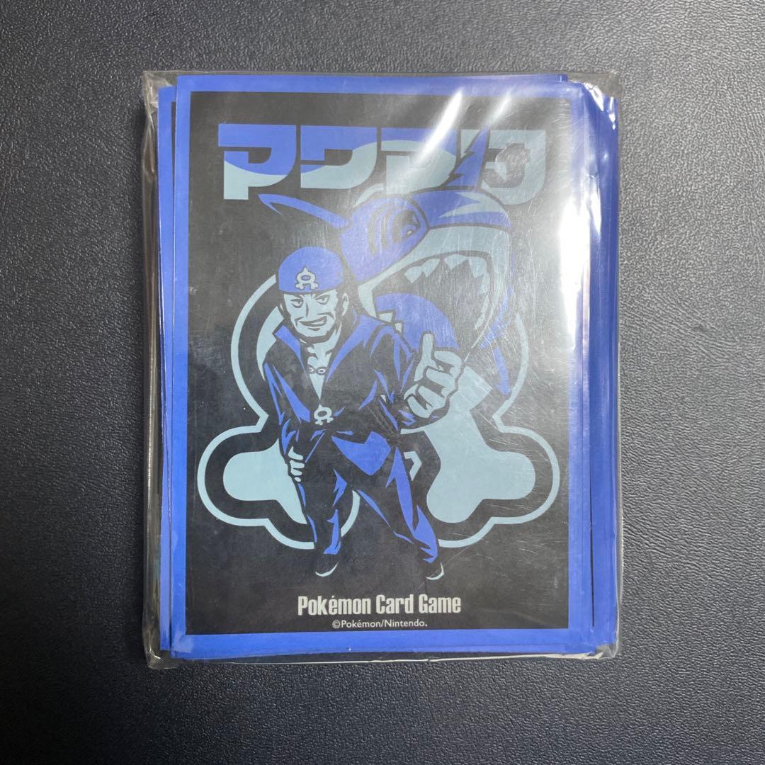 ポケモンカード デッキシールド スリーブアクア団 SECRET TEAMS A