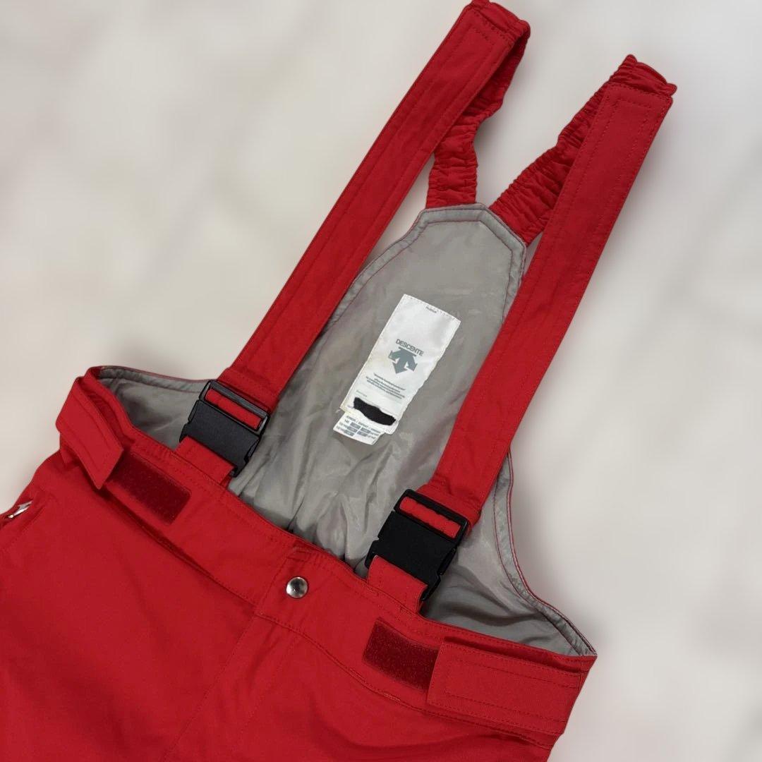 デサント MOVE SPORT 140cm子ども用スキーウェアセット 黒/赤 Move