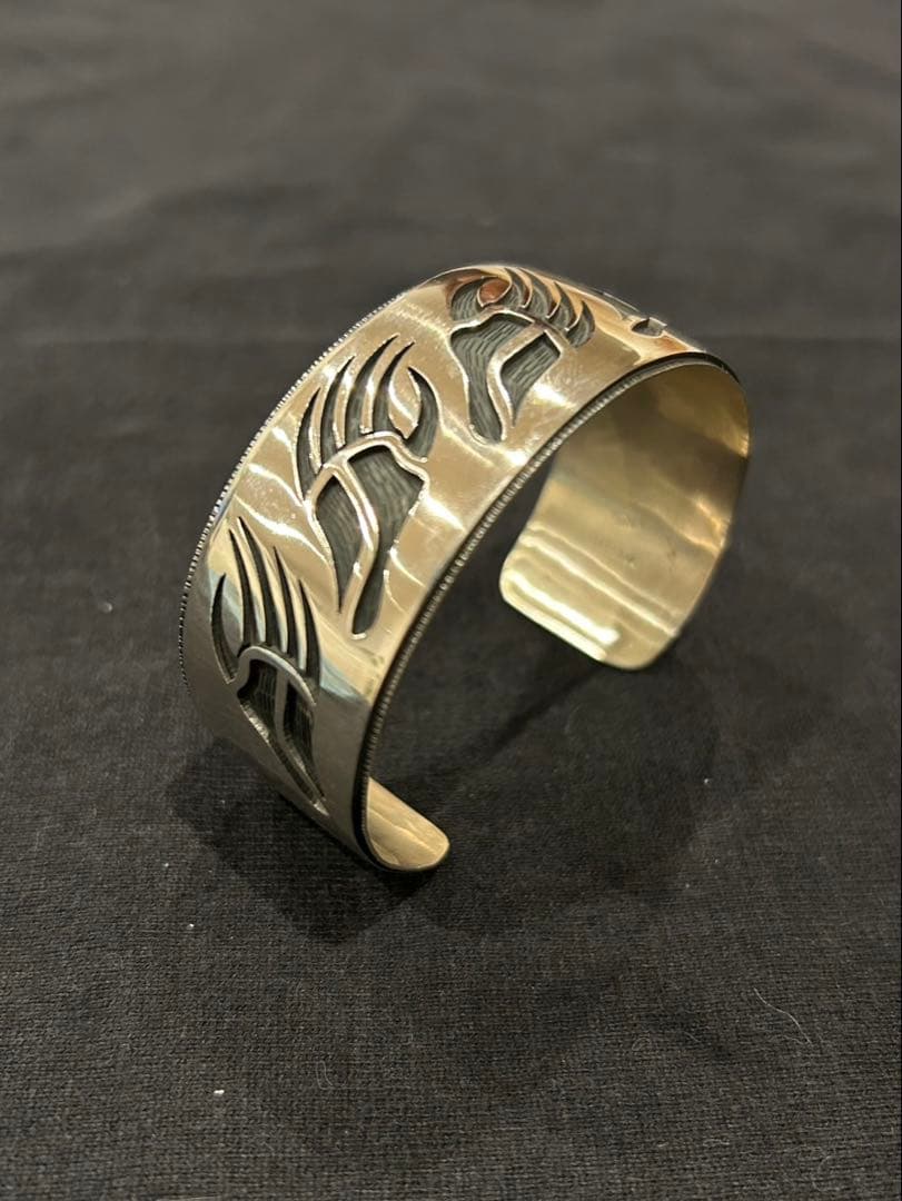 HOPI/ホピ族George Phillips作 オーバーレイ バングル