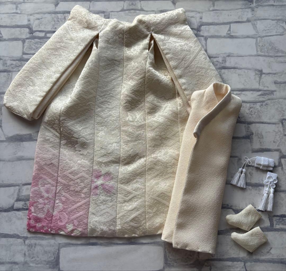 22cmドール 花嫁衣装　色打掛