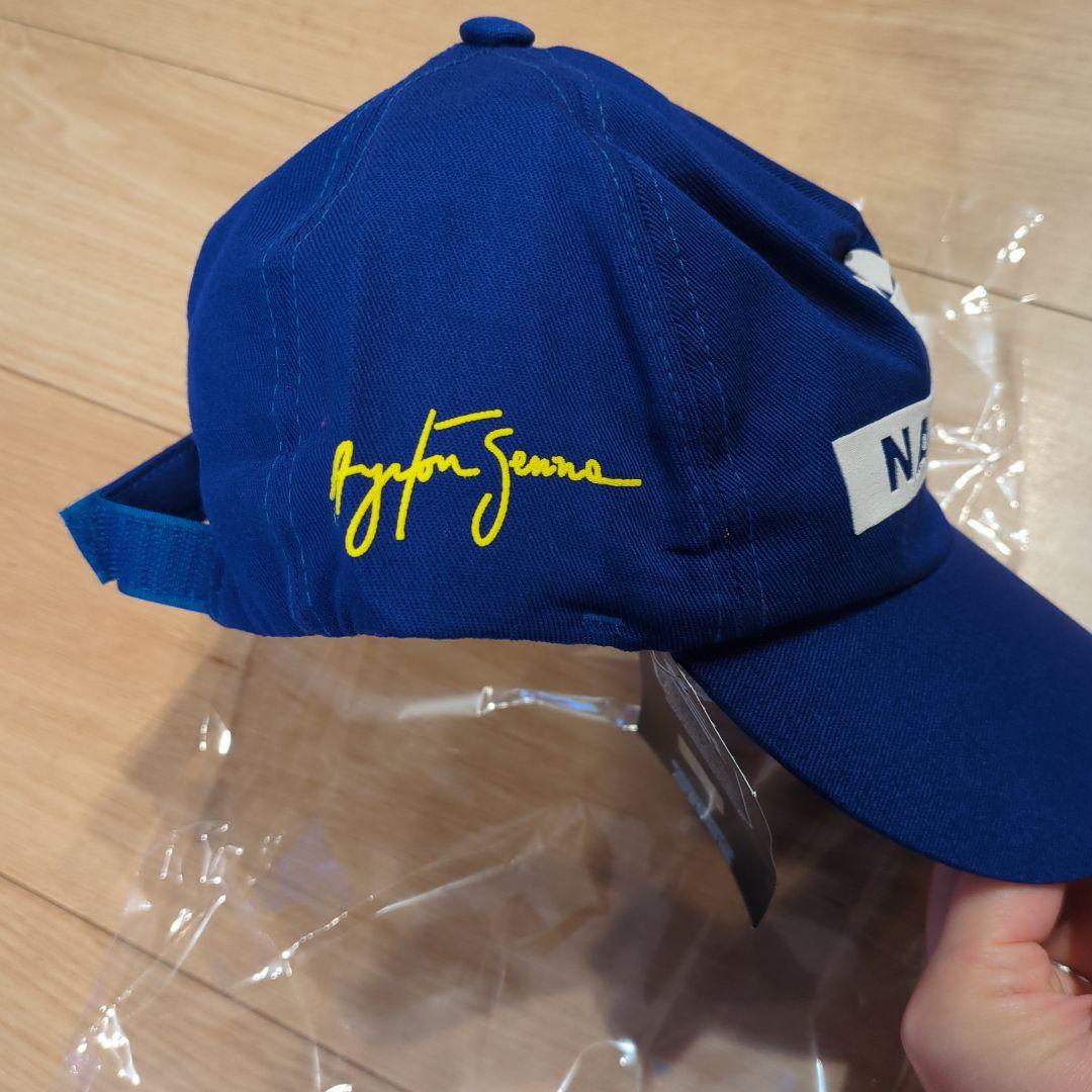 アイルトン セナ NACIONAL ベースボール キャップ 帽子 ブルー - メルカリ