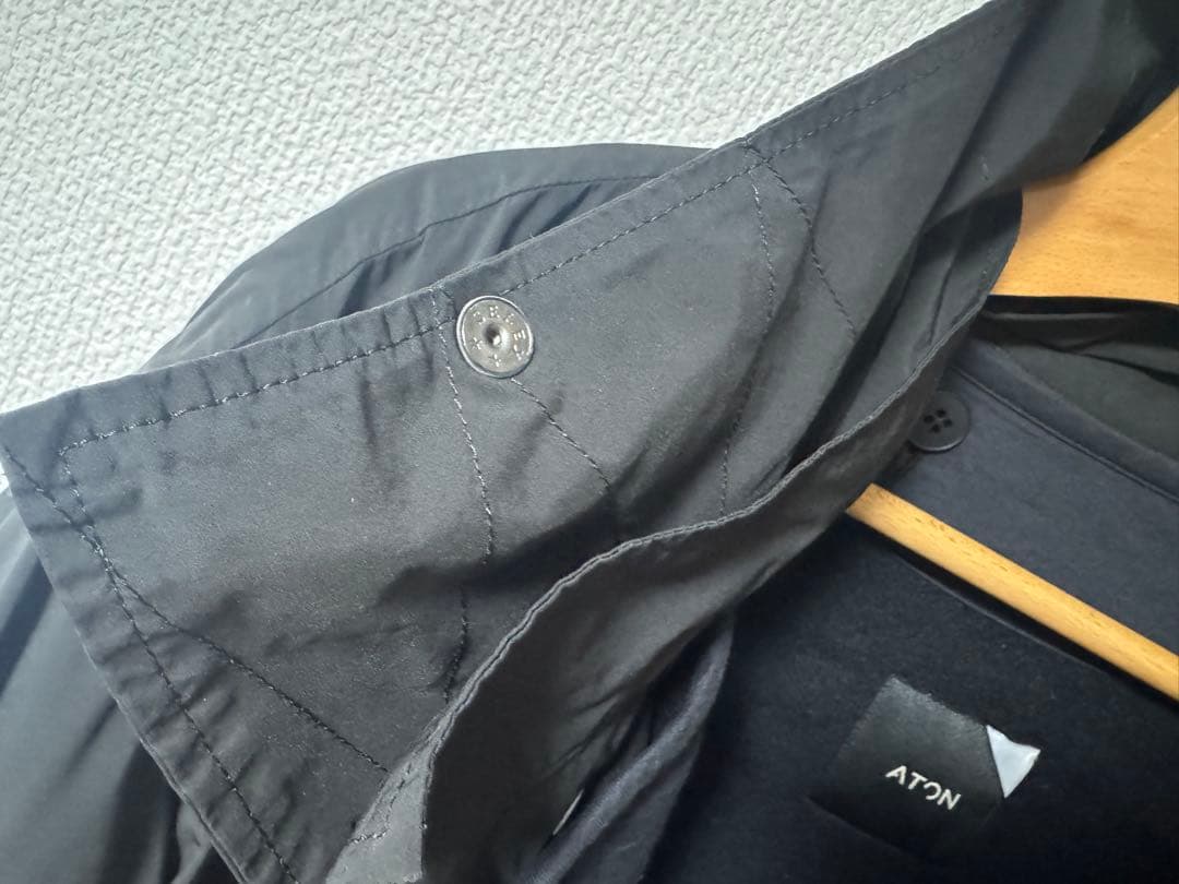 ジャケット・アウター ATON VENTILE NYLON SHORT MODS COAT 4