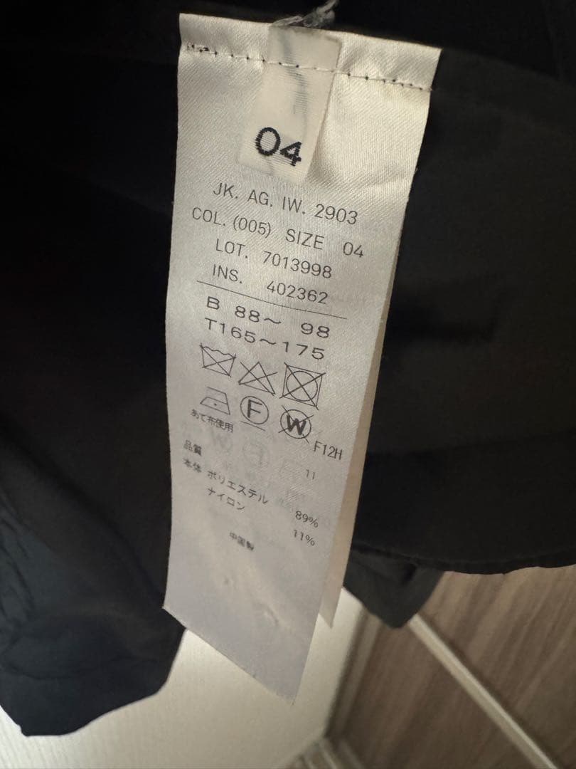 ジャケット・アウター ATON VENTILE NYLON SHORT MODS COAT 4