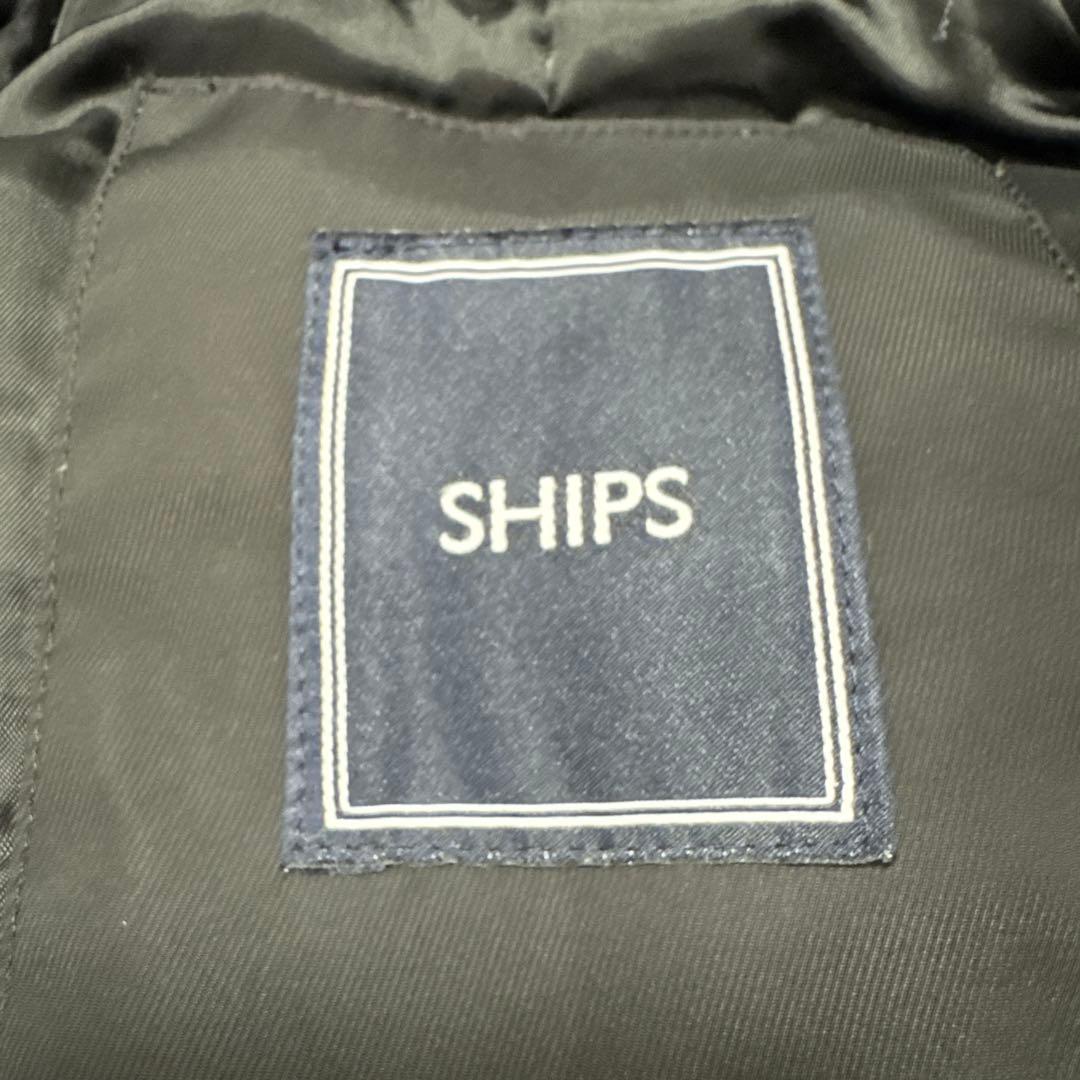 未使用級 シップス ステンカラーダウンコート ブラック M komatsu 秋冬