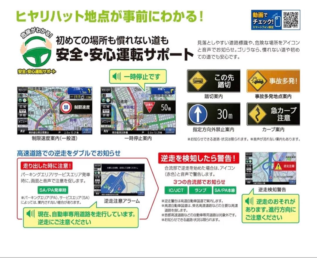 Panasonic Gorillaゴリラ CN-G1500VD 7インチカーナビ