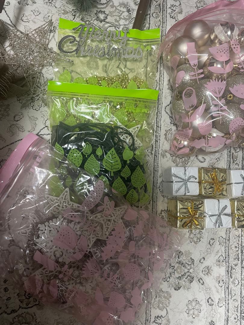 ライト付き クリスマスツリー 約150cm