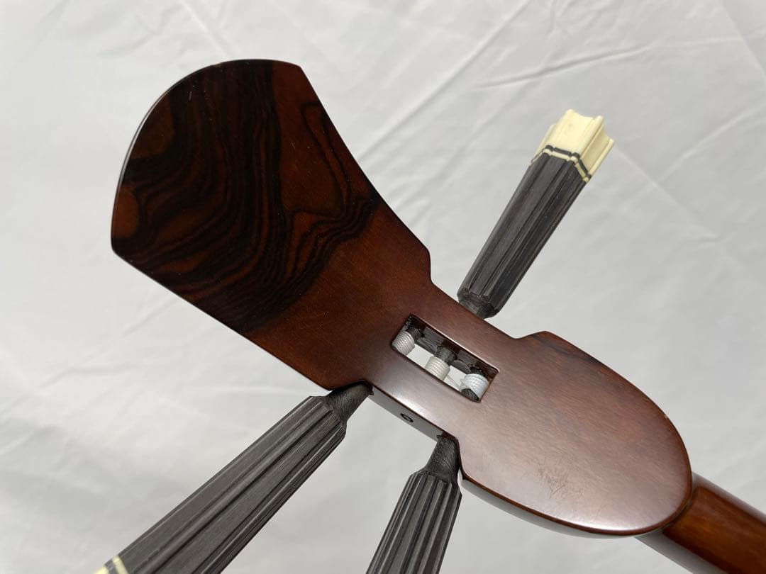 沖縄三線 宮古木工芸 本皮1枚張り 上等黒檀 - メルカリ