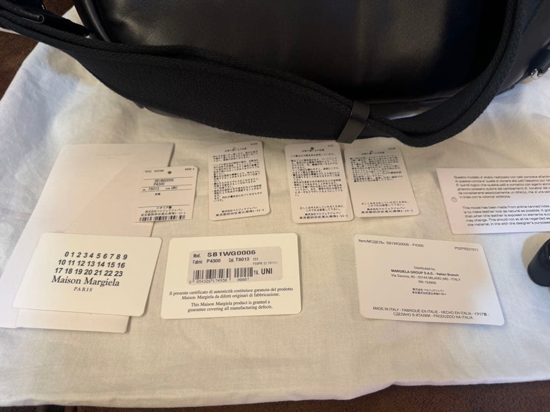 極美品 Maison Margiela グラムスラム ボディバッグ レザー