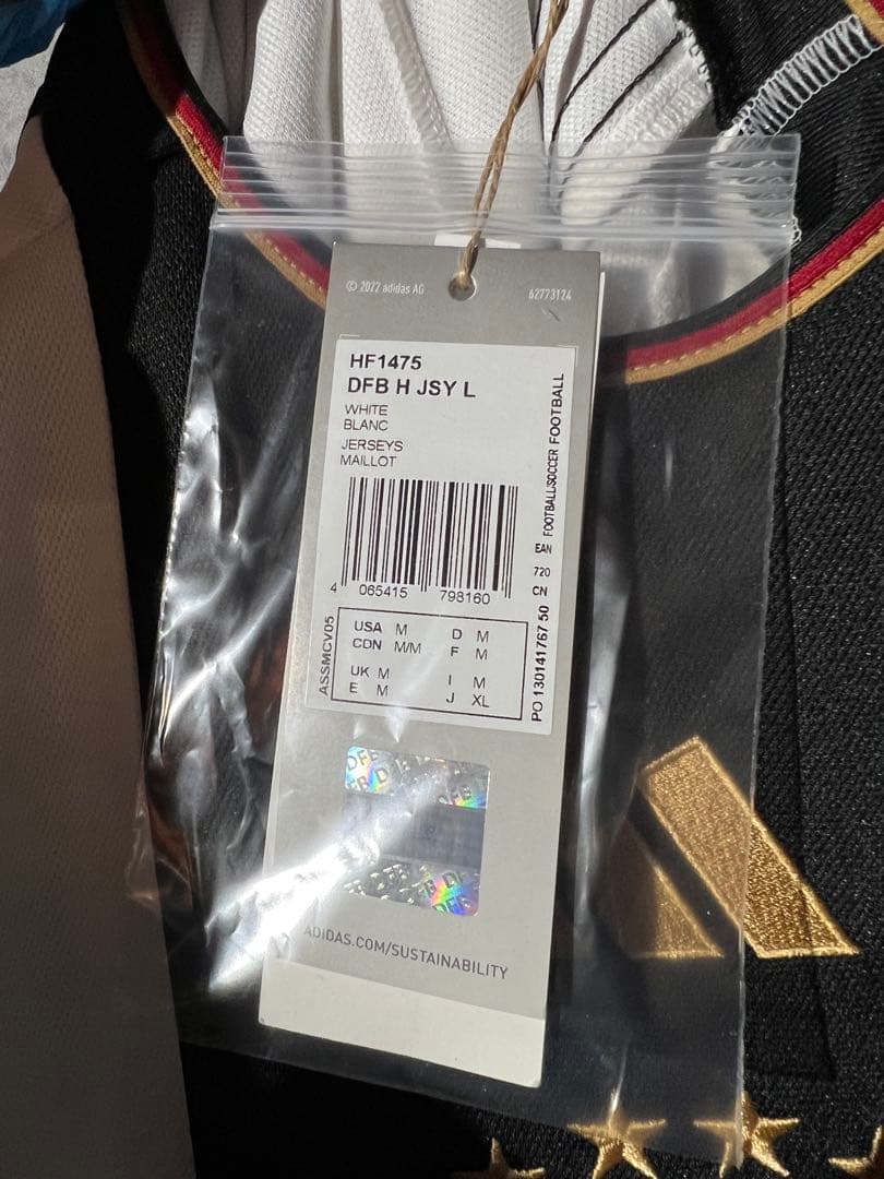 【正規品・長袖・タグ付】ハヴァーツ＃７ドイツ代表2022ユニフォーム (H)