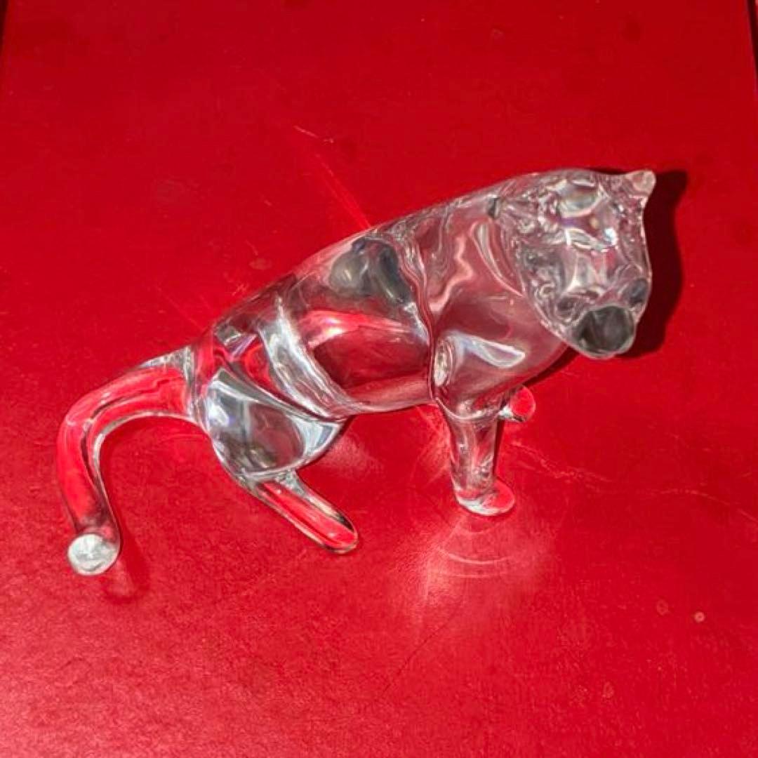 バカラ パンサー フィギュリン フィギュア 置物 - メルカリ