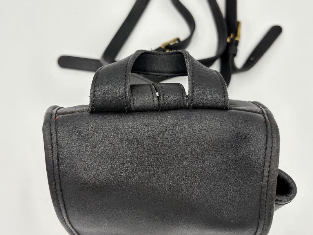 COACH コーチ オールドコーチ リュック レザー ブラック YL6-05