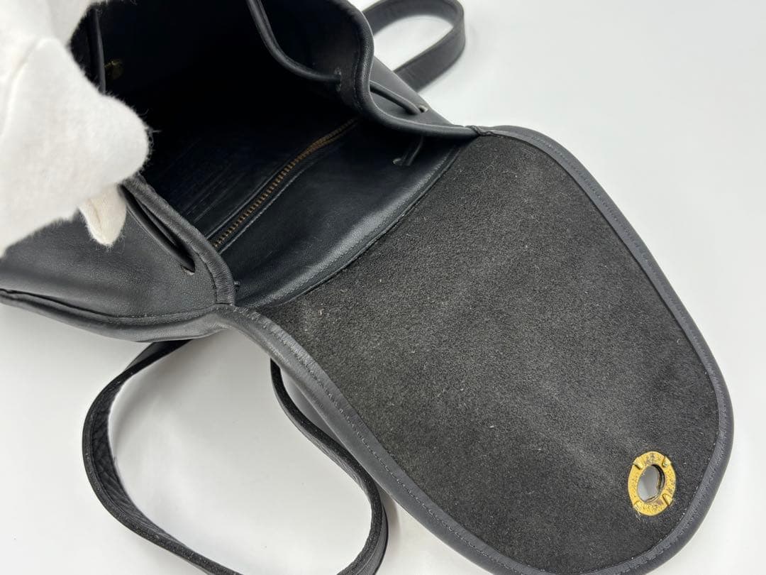 COACH コーチ オールドコーチ リュック レザー ブラック YL6-05