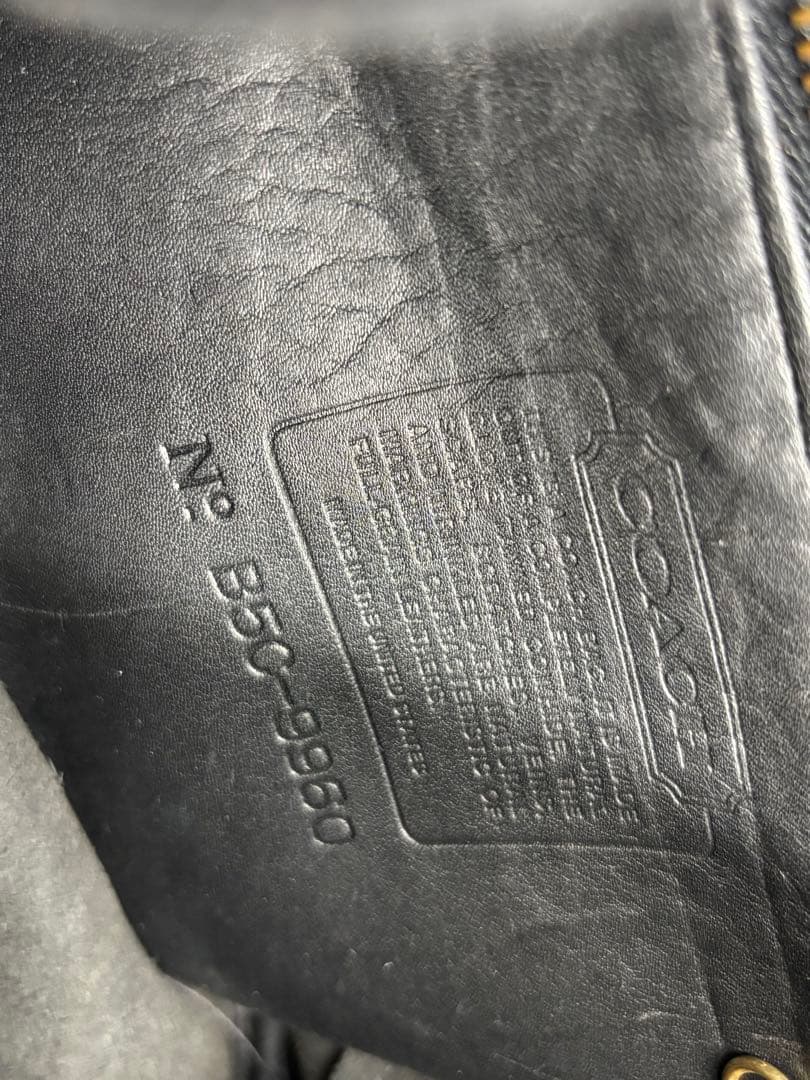 COACH コーチ オールドコーチ リュック レザー ブラック YL6-05