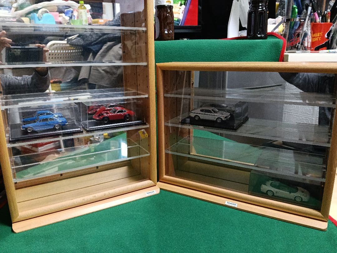 ナカバヤシ・ディスプレイケース 2台セット。