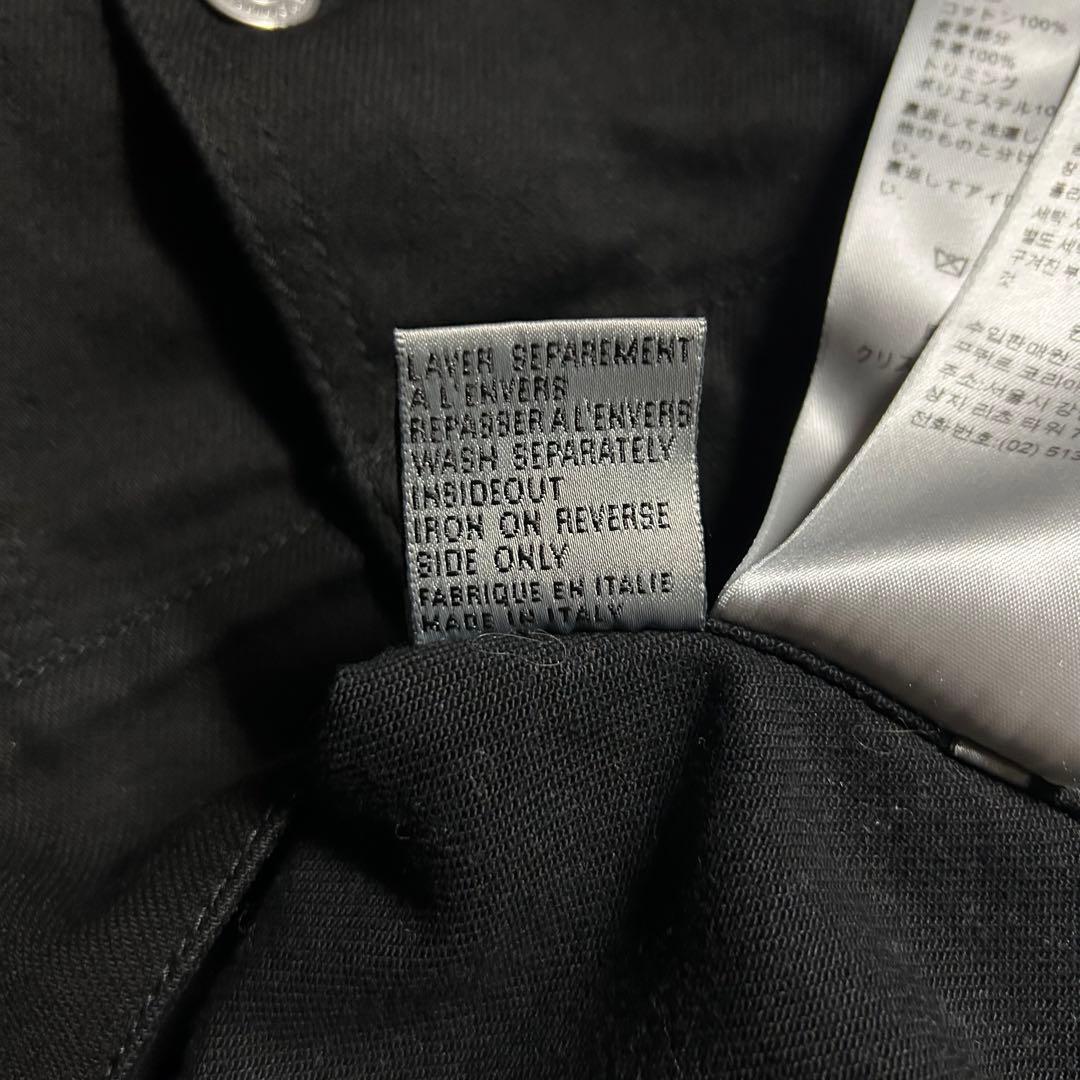 18ss Dior Homme denim jacket rose ワッペン