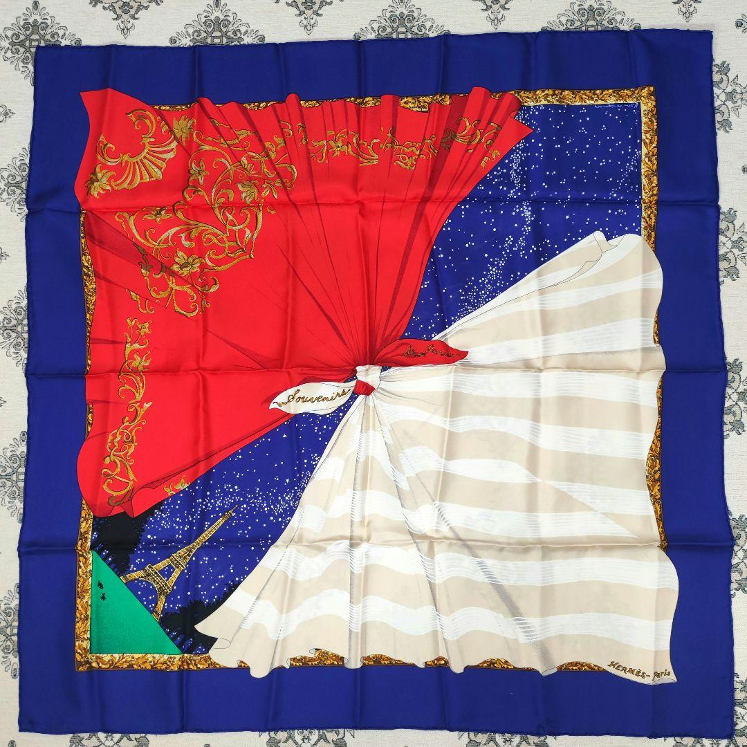 美品　HERMES　エルメス　カレ90《SOUVENIRS DE PARIS》