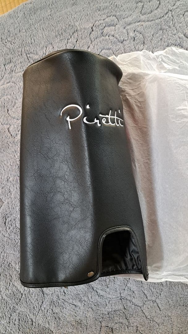 新品・未使用 Piretti キャディバッグ 黒/赤 ピレッティ