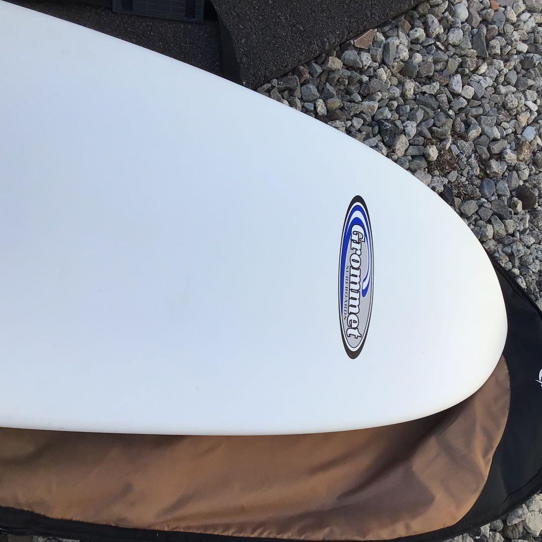 Grommet サーフボード ファンボード　ミッドレングス　青　ストライプ