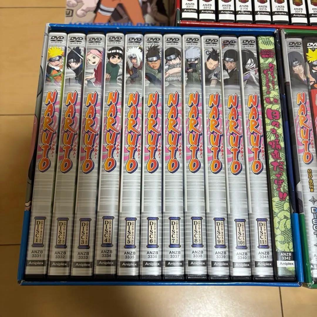 NARUTO DVD BOX完全限定生産版１〜３セット ３は未開封