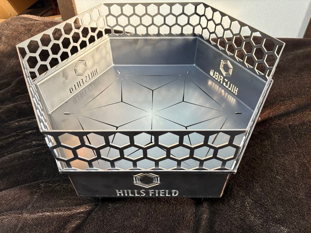 HILLS FIELD 六角形焚き火台　フルセット