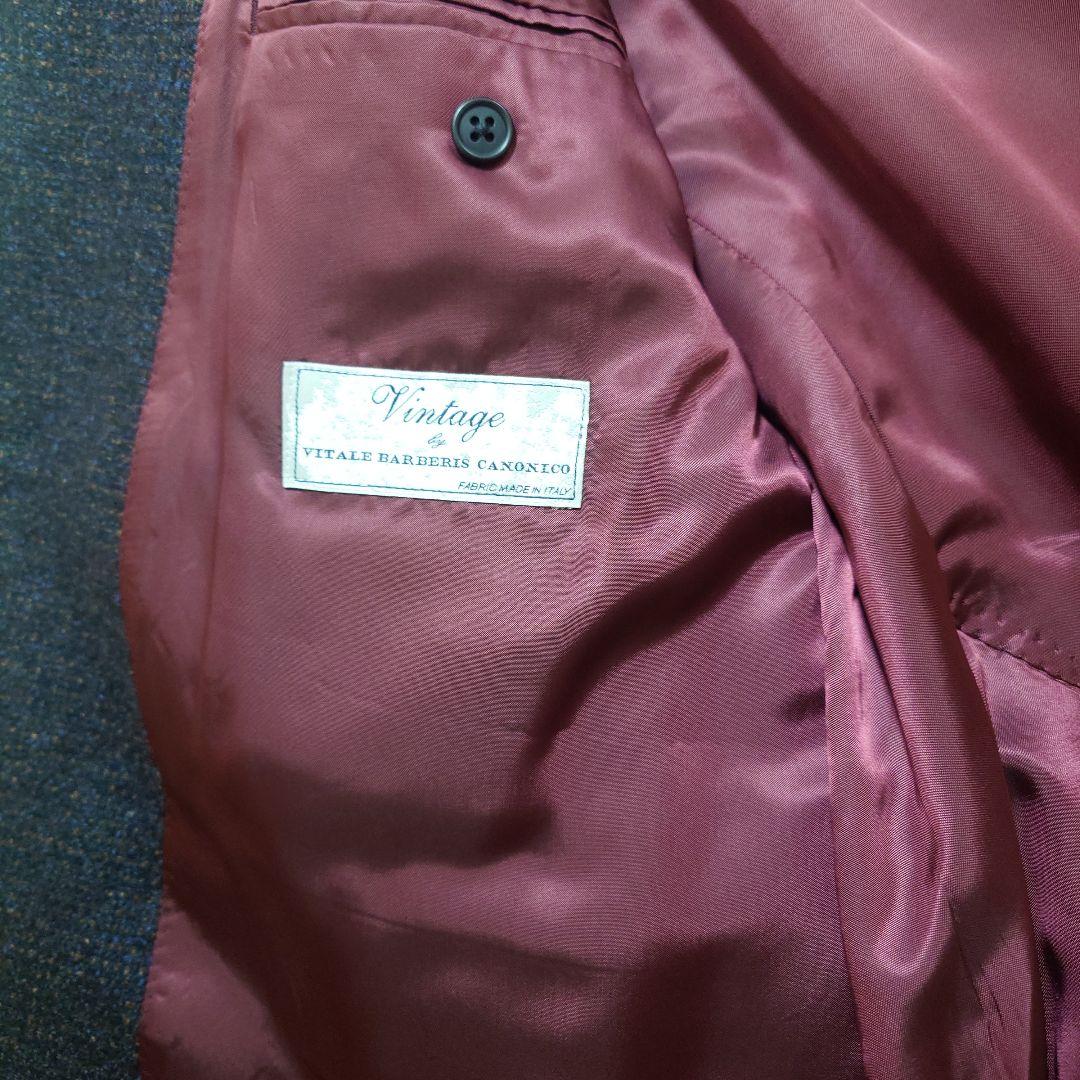 麻布テーラー ダブルジャケット ヴィターレ・バルべリス・カノニコ