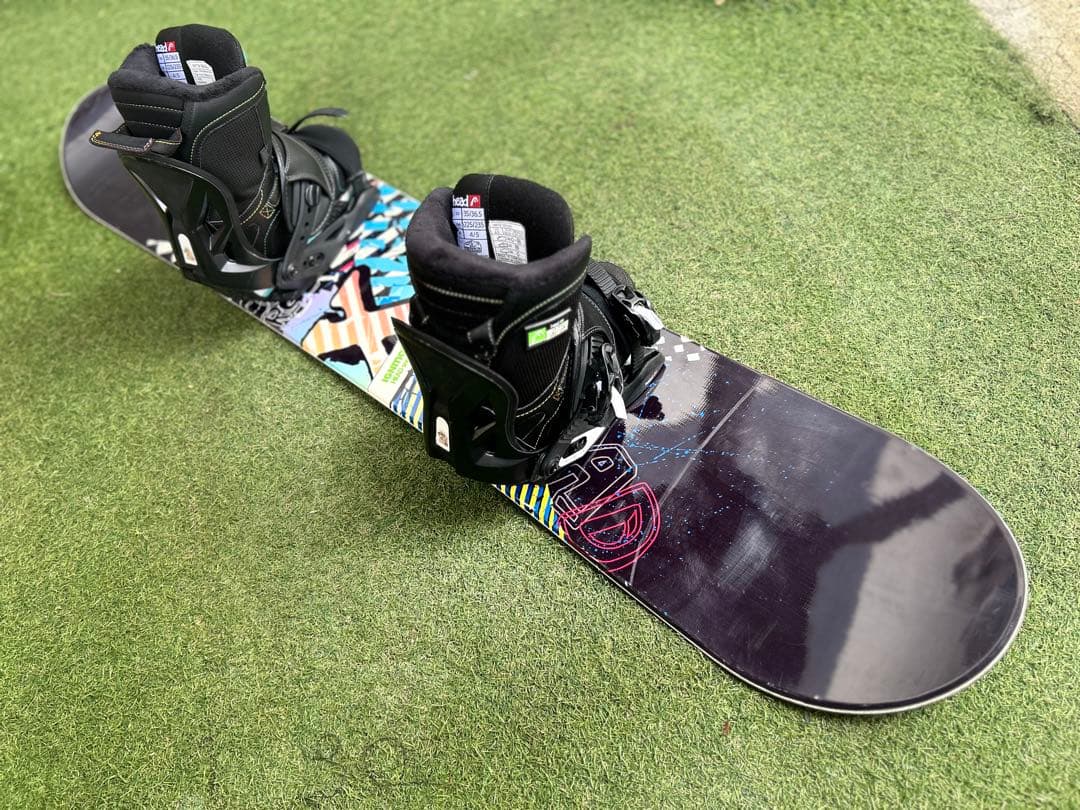 HEAD キッズ 3点セット / ボード127cm ブーツ22.5〜23.5cm