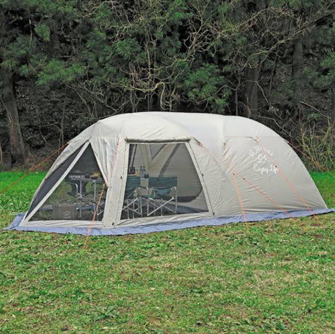 CAPTAIN STAG モンテ スクリーンツールームドームテント(5~6人用)