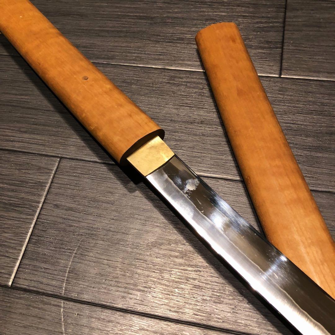 高級模造刀 高級居合刀 白鞘 合金製 長脇差 太刀 段平