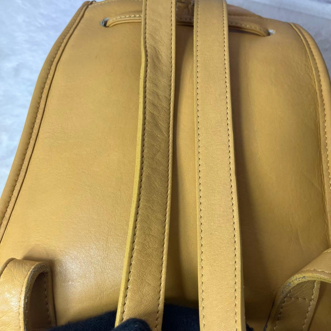 オールドコーチ✨希少カラー グラブタンレザー 本革 チャーム付 ミニリュック