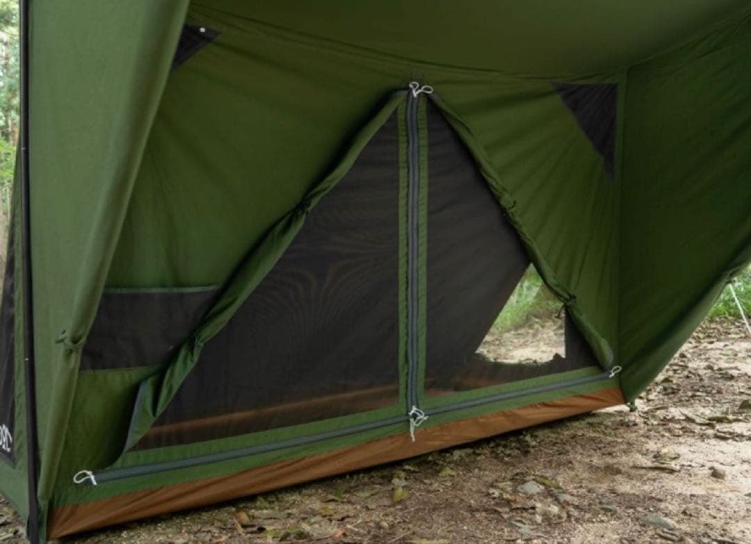 DOD パップフーテント3 【前幕セット】〜冬のソロキャンに〜