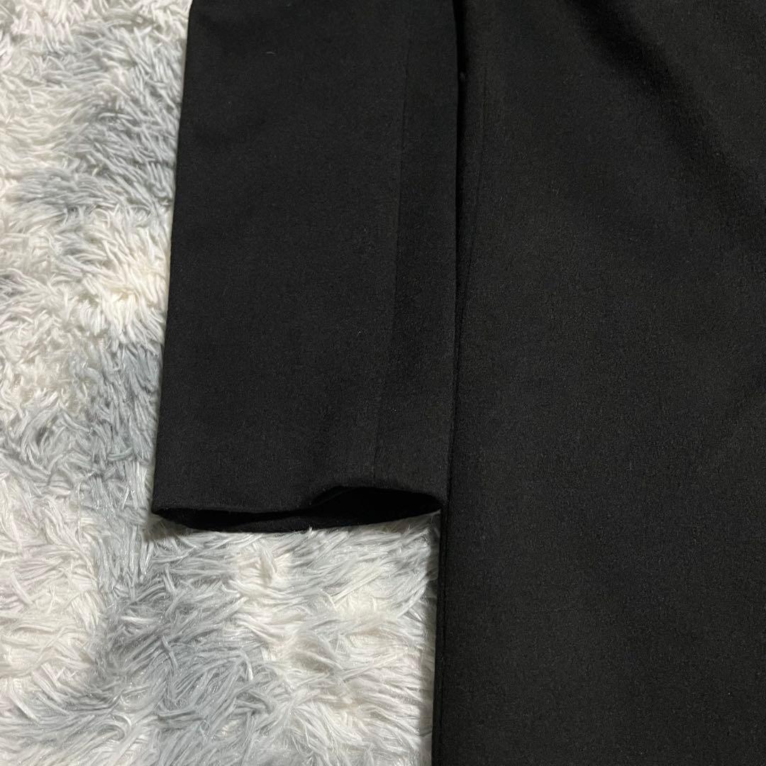 美品　エディフィス　ロロピアーナ　ステンカラーコート　中綿ライナー　フード　44