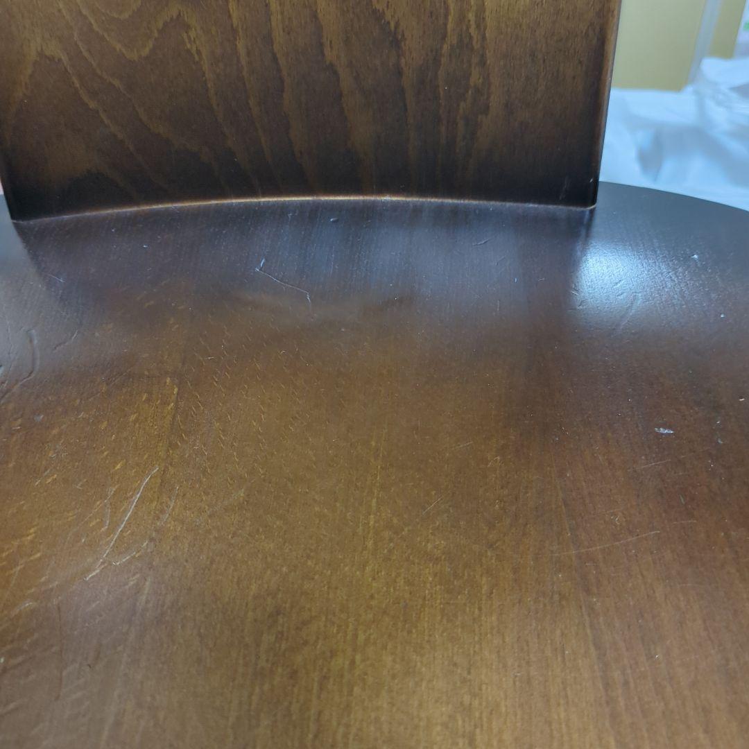 ブラウン 木製 ダイニングチェア