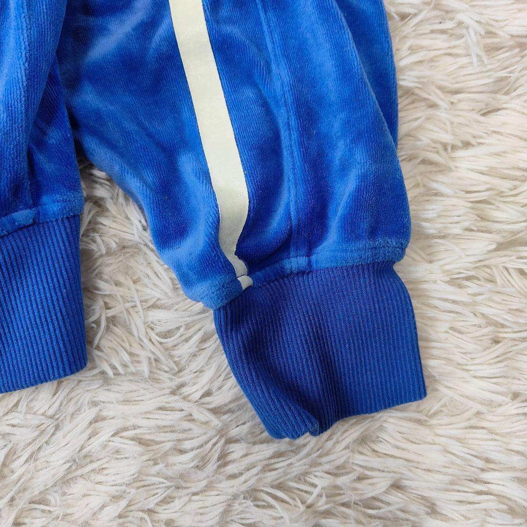 24KARATS ジャージセットアップ　ベロア　ドローコード　ツアー限定　青　L