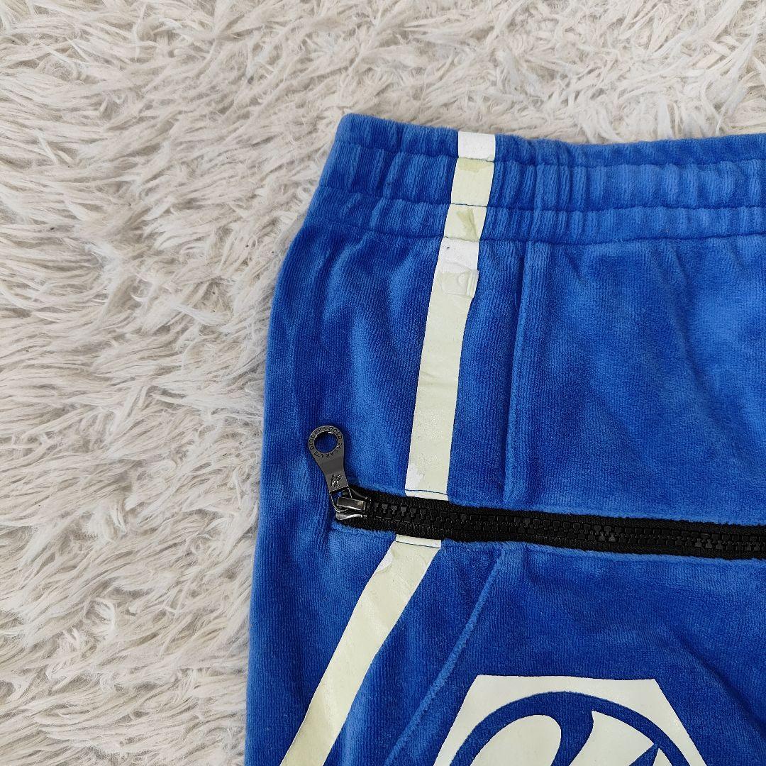 24KARATS ジャージセットアップ　ベロア　ドローコード　ツアー限定　青　L