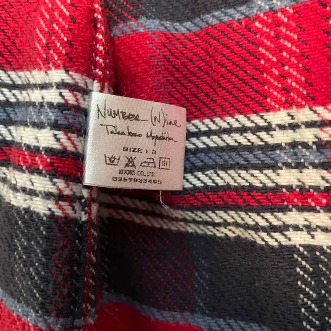 ナンバーナイン 05aw ハイスト期 フードネルシャツ 宮下期 - メルカリ