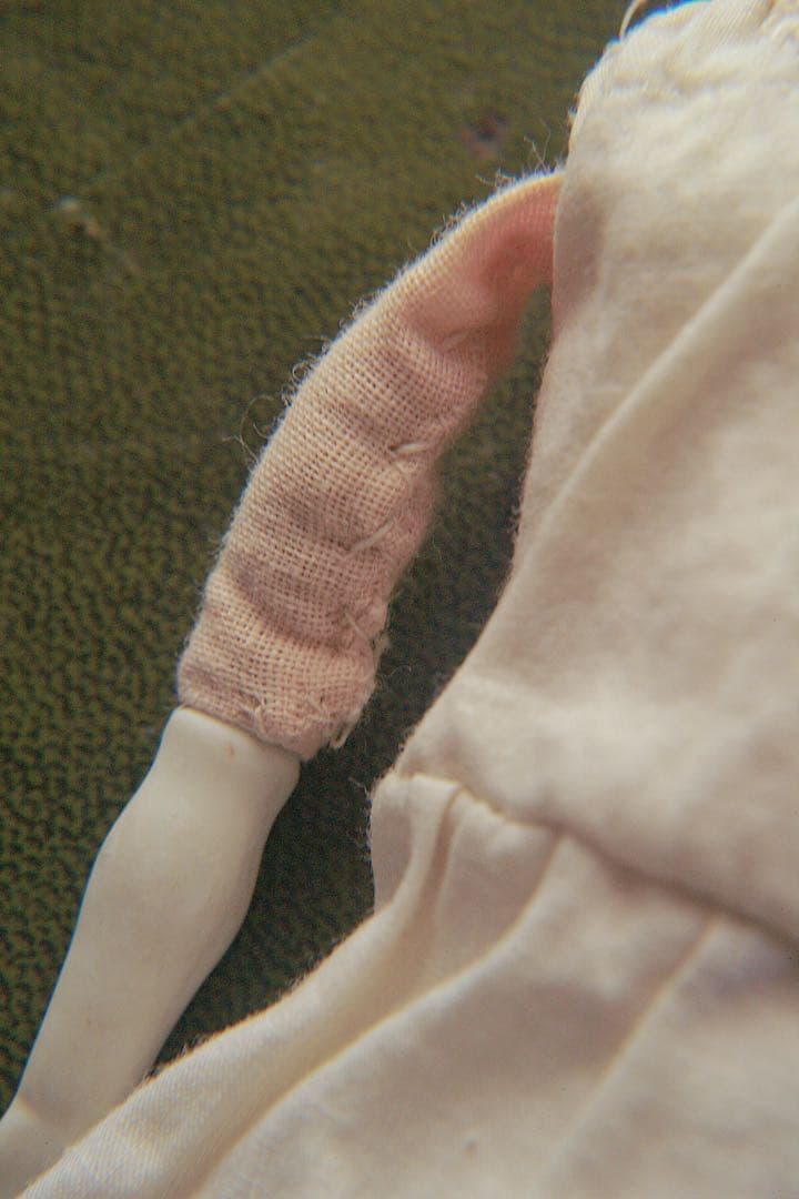 n*o様 アンティーク チャイナヘッドドール ドイツ 　ビスクドール