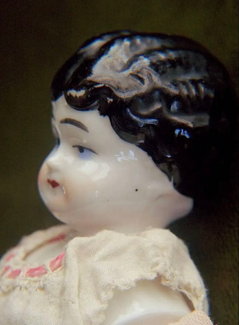 n*o様 アンティーク チャイナヘッドドール ドイツ 　ビスクドール