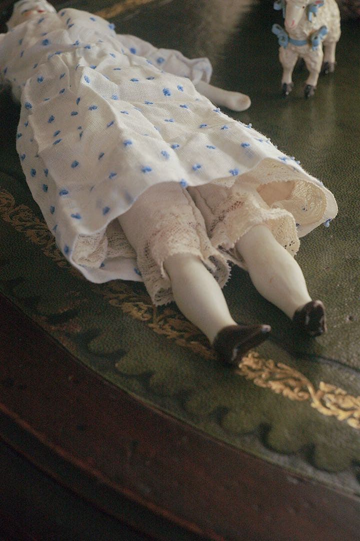 n*o様 アンティーク チャイナヘッドドール ドイツ 　ビスクドール